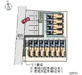 ★手数料０円★岡山市北区下中野　月極駐車場（LP）